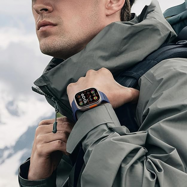 Easuny Apple Watch Ultra 1/2.Nesil Kay-Blue Black