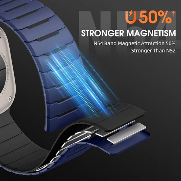 Easuny Apple Watch Ultra 1/2.Nesil Kay-Blue Black