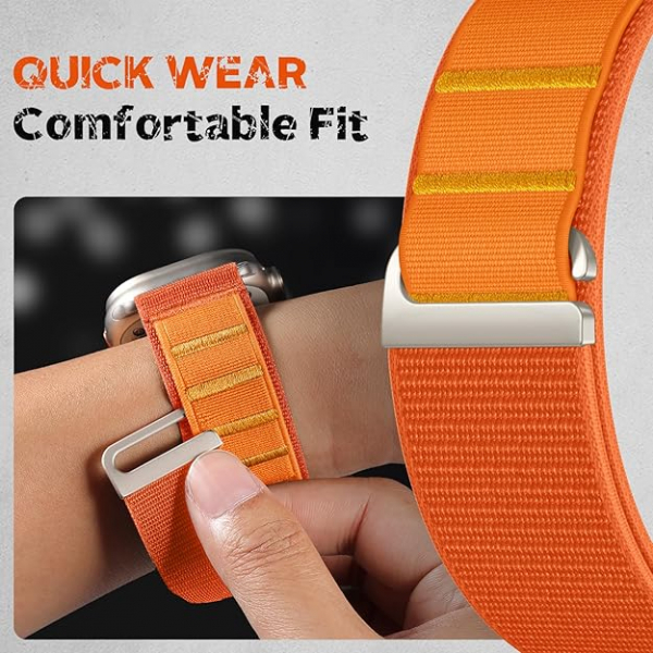 Easuny Apple Watch 10 42mm Alpine Kay-Orange