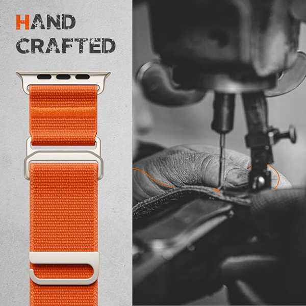 Easuny Apple Watch 10 42mm Alpine Kay-Orange