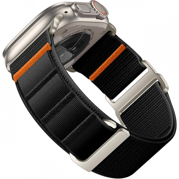 Easuny Apple Watch 10 42mm Alpine Kay-Black