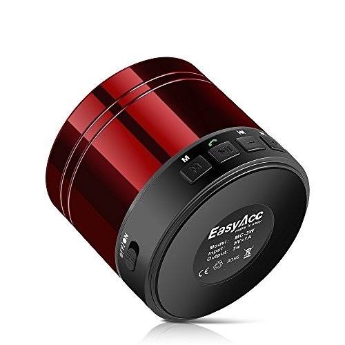 EasyAcc Bluetooth 4.0 Mini Hoparlr-Red