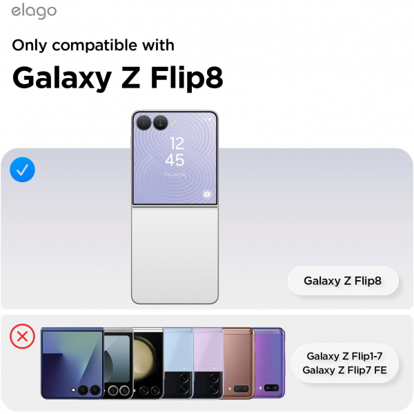 Elago Galaxy Z Fold 8 �nce Sert Polikarbon K�l�f