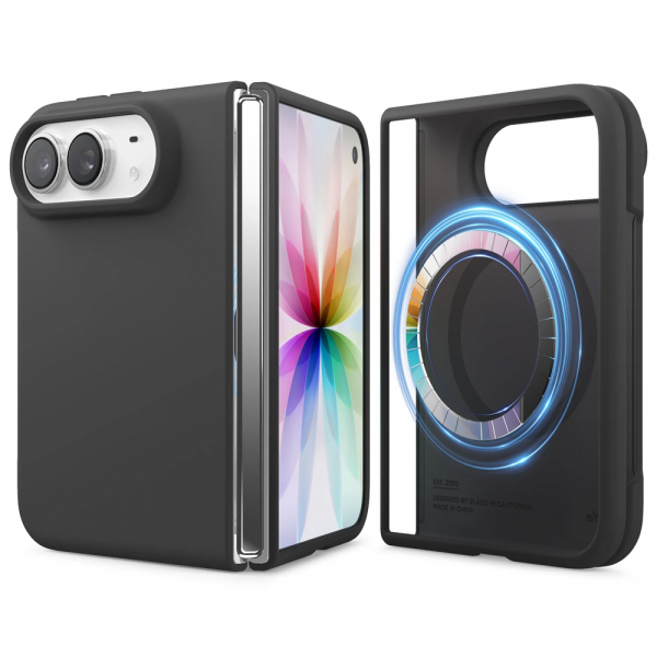 Elago iPhone Duo MagSafe Uyumlu Silikon K�l�f-Black