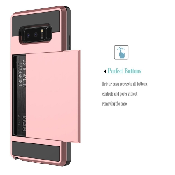 Elegant Choise Galaxy Note 8 Armor Klf-Rose Gold