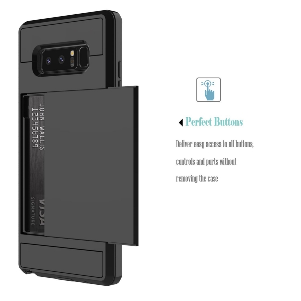 Elegant Choise Galaxy Note 8 Armor Klf-Black