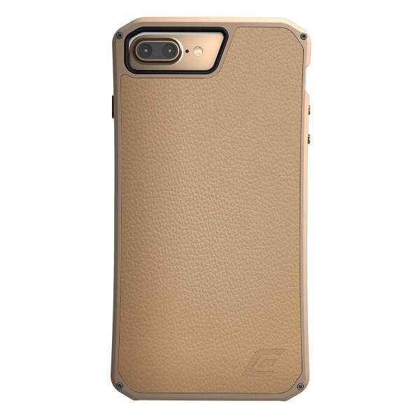 Element Case iPhone 7 Plus Solace LX Premium Deri Klf (MIL-STD-810G)-Gold