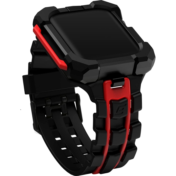 Element Case Special Ops Serisi Apple Watch 8 Kay (45mm)-Black Red