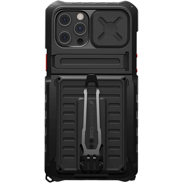 Element Case iPhone 12 Pro Max Black OPS Elite Serisi Klf (MIL-STD-810)