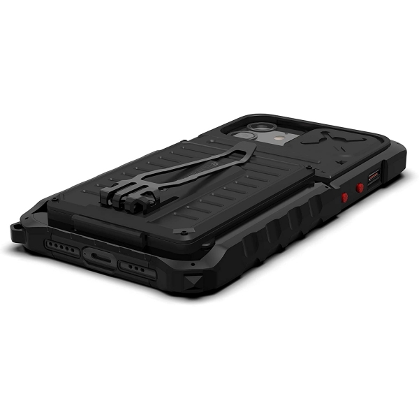 Element Case iPhone 12 Black OPS Elite Serisi Klf (MIL-STD-810)