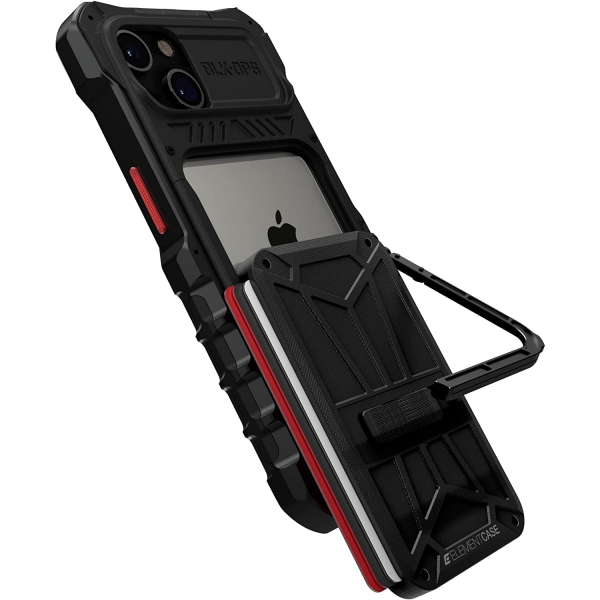Element Case iPhone 14/14 Pro Black OPS Elite Serisi Klf (MIL-STD-810)