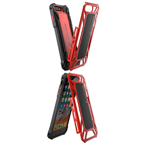 Element Case iPhone 8 Plus Roll Cage Klf-Red