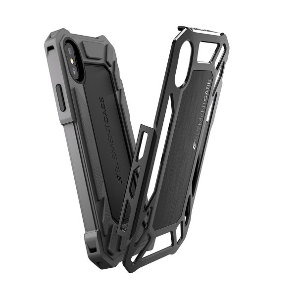 Element Case iPhone X Roll Cage Klf (MIL-STD-810G)-Black