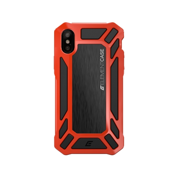 Element Case iPhone X Roll Cage Klf (MIL-STD-810G)-Red