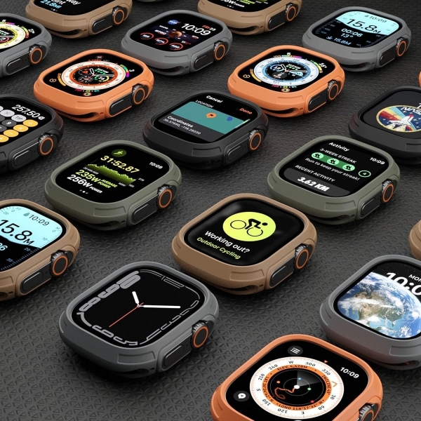 Elkson Apple Watch Ultra 2.Nesil 49mm Bumper Klf-Orange