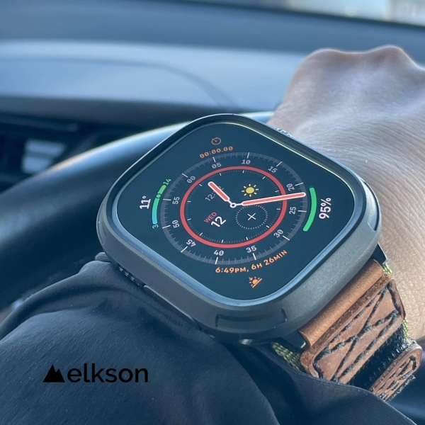 Elkson Apple Watch Ultra 2.Nesil 49mm Bumper Klf-Black