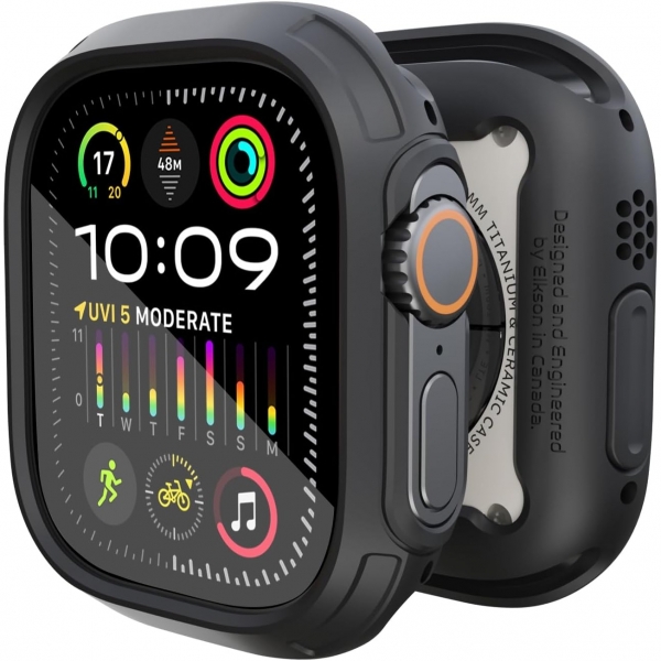 Elkson Apple Watch Ultra 2.Nesil 49mm Bumper Klf-Black