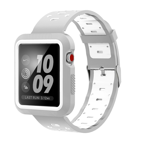 EloBeth Apple Watch Klf Kay (42mm)-Grey-White