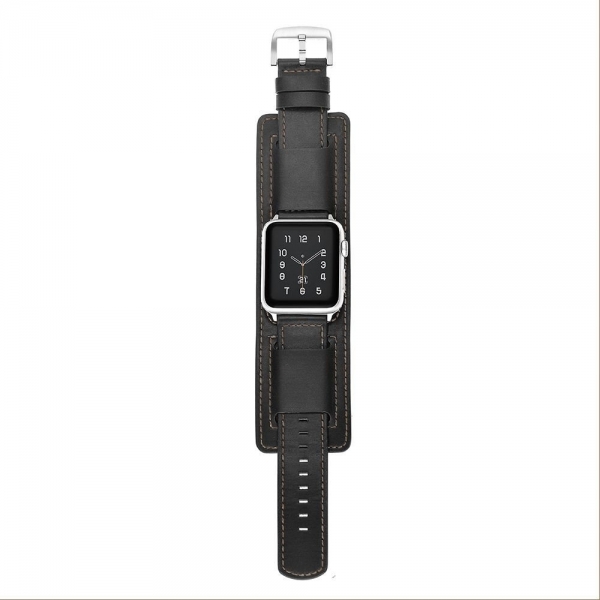 Elobeth Apple Watch Deri Kay (38mm/40mm)-Black