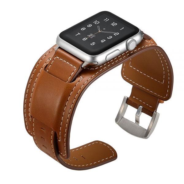 Elobeth Apple Watch Deri Kay (38mm/40mm)-Brown