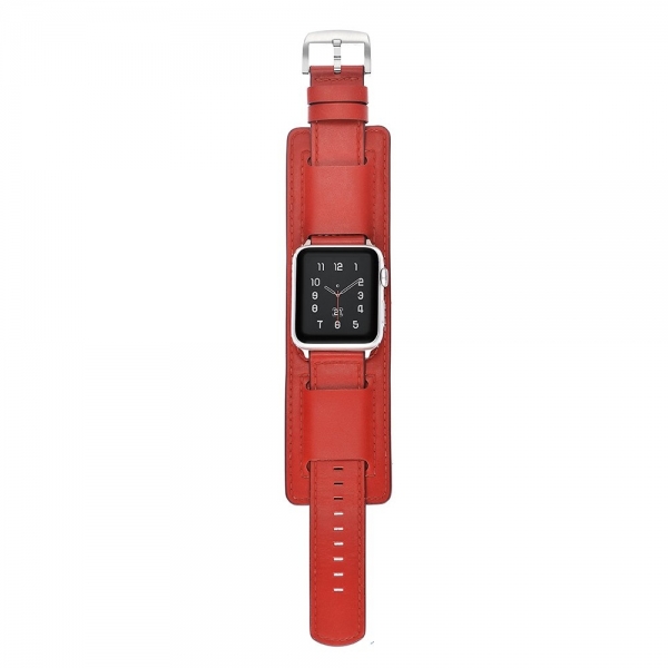 Elobeth Apple Watch Deri Kay (38mm/40mm)-Red