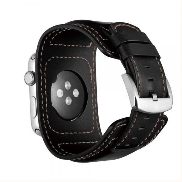 Elobeth Apple Watch Deri Kay (44mm/42mm)-Black