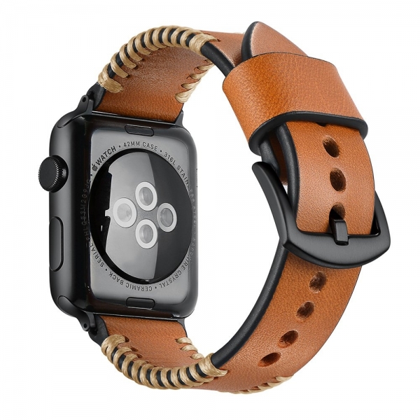 Elobeth Apple Watch Deri Kay (44mm/42mm)-Brown