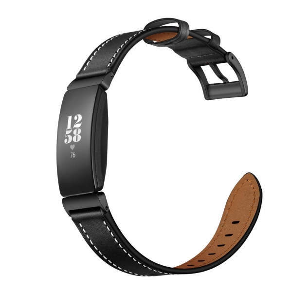 Elobeth Fitbit Inspire HR Deri Kay-Black