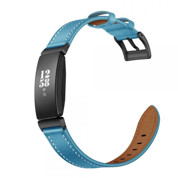 Elobeth Fitbit Inspire HR Deri Kay-Blue