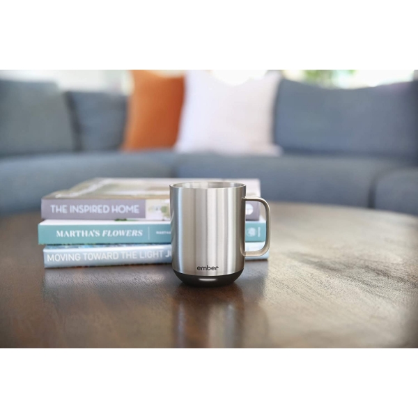 Ember Scaklk Kontroll Akll Kupa (2.Nesil)(295ml)-Silver