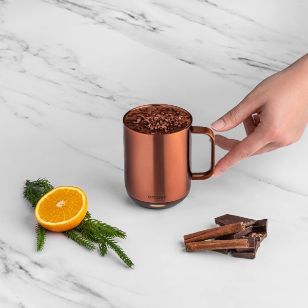 Ember Scaklk Kontroll Akll Kupa (2.Nesil)(410ml)-Copper