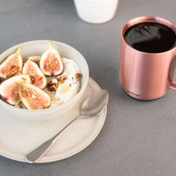 Ember Scaklk Kontroll Akll Kupa (2.Nesil)(410ml)-Rose Gold