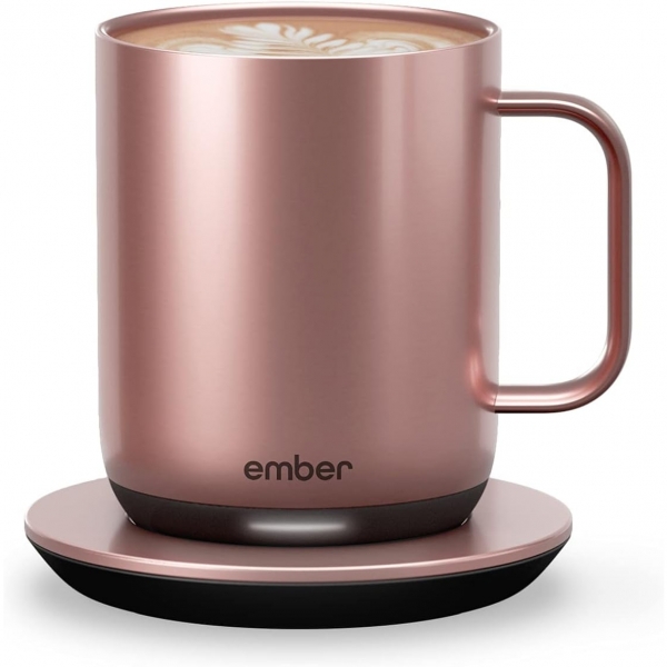 Ember Scaklk Kontroll Seramik Kupa (2.Nesil)(410ml)-Rose Gold