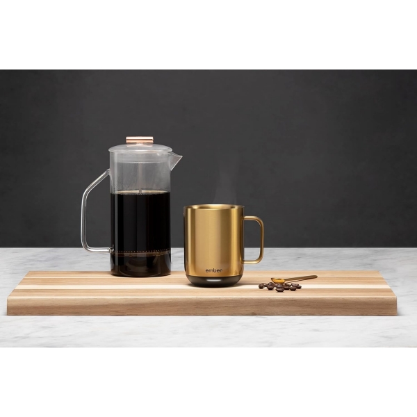 Ember Scaklk Kontroll Akll Kupa (2.Nesil)(410ml)-Gold