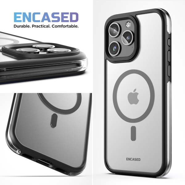 Encased AirShield Serisi Apple iPhone 15 Pro Standl Klf