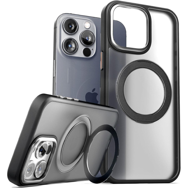 Encased Apple iPhone 16 Pro Max Standl Klf-Black