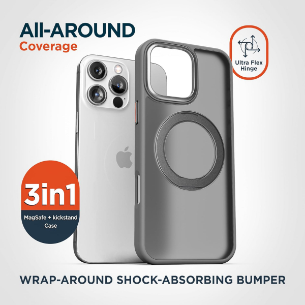 Encased Apple iPhone 16 Pro Max Standl Klf-Gray