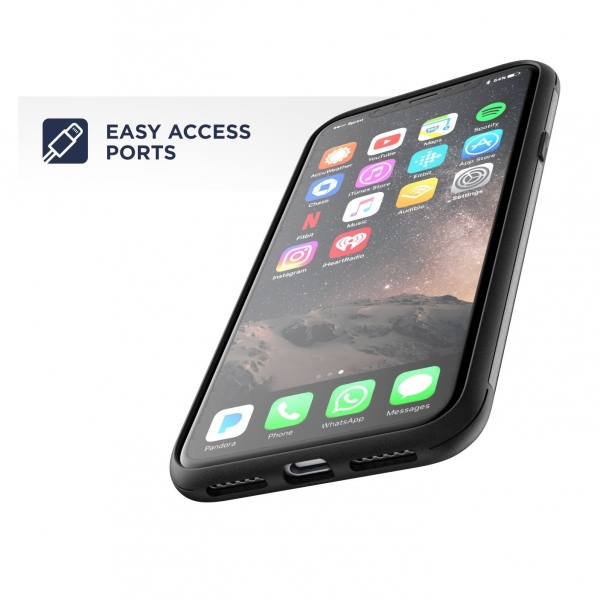 Encased Apple iPhone X Scorpio Serisi Klf-Gunmetal Grey