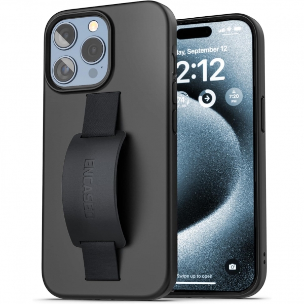 Encased Finger Loop Apple iPhone 15 Pro Klf-Black