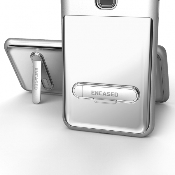 Encased Galaxy S9 Plus Reveal Seri Klipsli effaf Klf-Crystal Silver