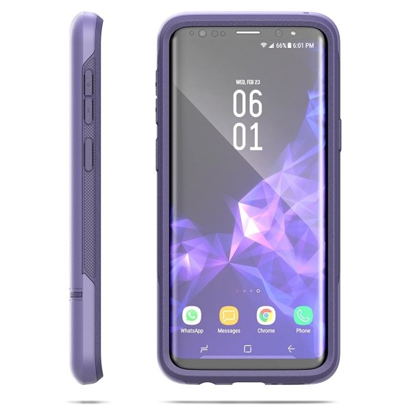 Encased Galaxy S9 Rebel Seri Klf (MIL-STD-810G)-Deep Purple