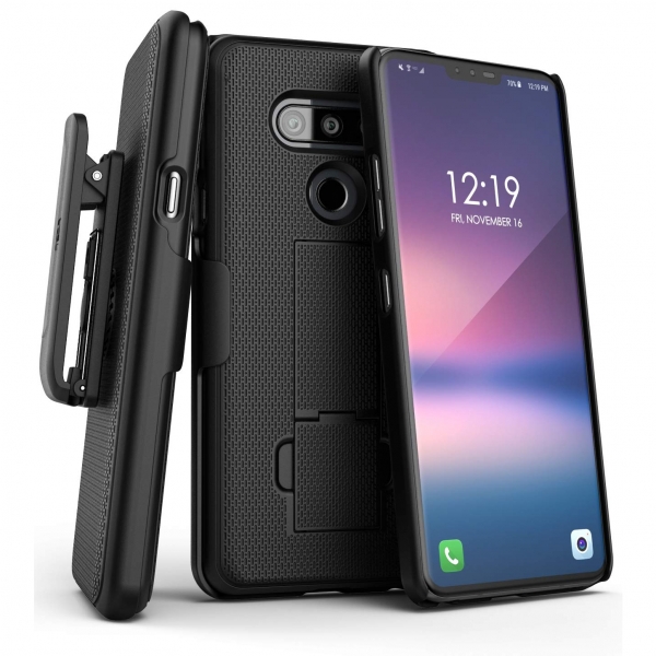 Encased LG V40 ThinQ Kemer Klipsli Klf