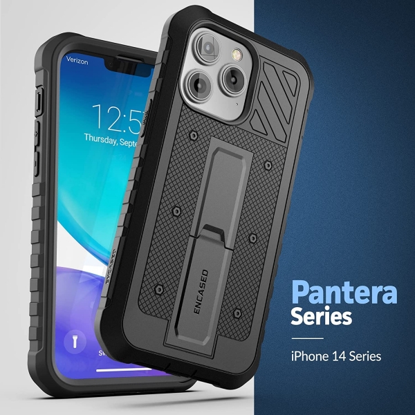 Encased Pantera Armor Serisi iPhone 14 Pro Klf (MIL-STD-810G)