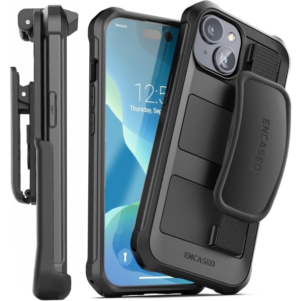 Encased Rugged Serisi Apple iPhone 15 Kemer Klipsi Klf