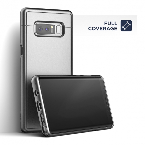 Encased Samsung Galaxy Note 8 SlimShield Edition Klf-Gunmetal Grey