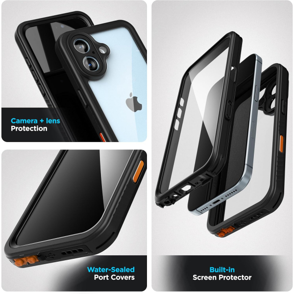 Encased Apple iPhone 16 Titan Su Geirmez Klf