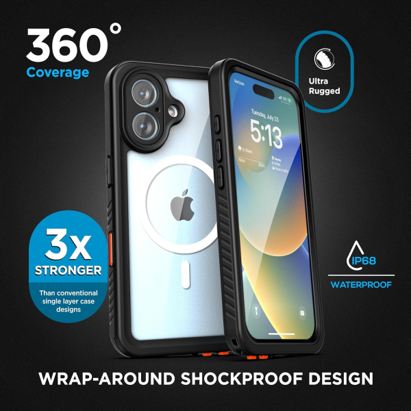 Encased Apple iPhone 16 Titan Su Geirmez Klf