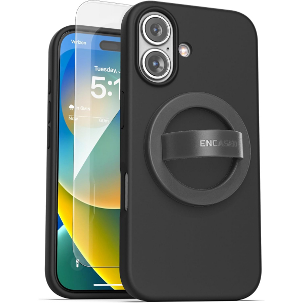 Encased iPhone 16 Manyetik Klf-Black