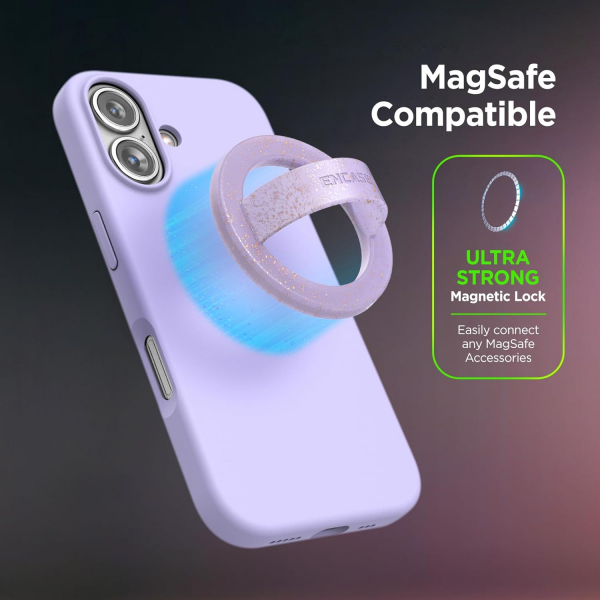 Encased iPhone 16 Manyetik Klf-Purple