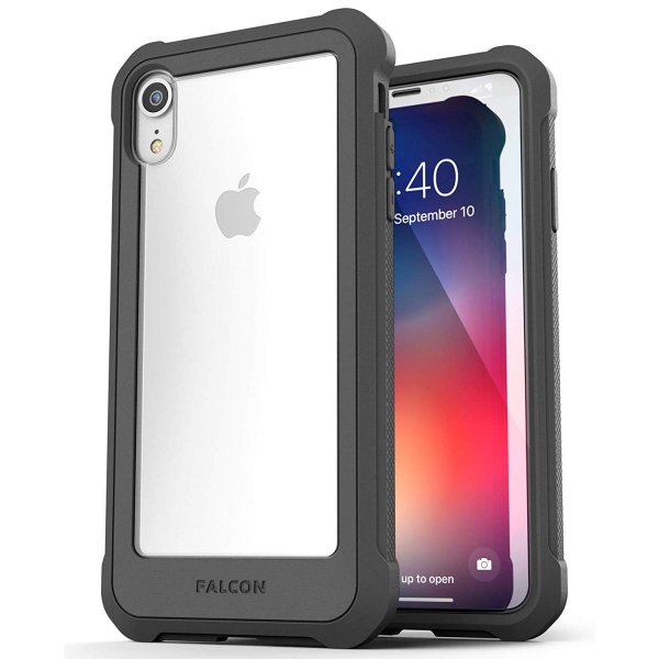 Encased iPhone XR Falcon Serisi effaf Klf-Grey